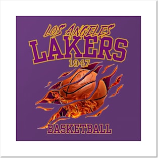 lakers los angeles Posters and Art